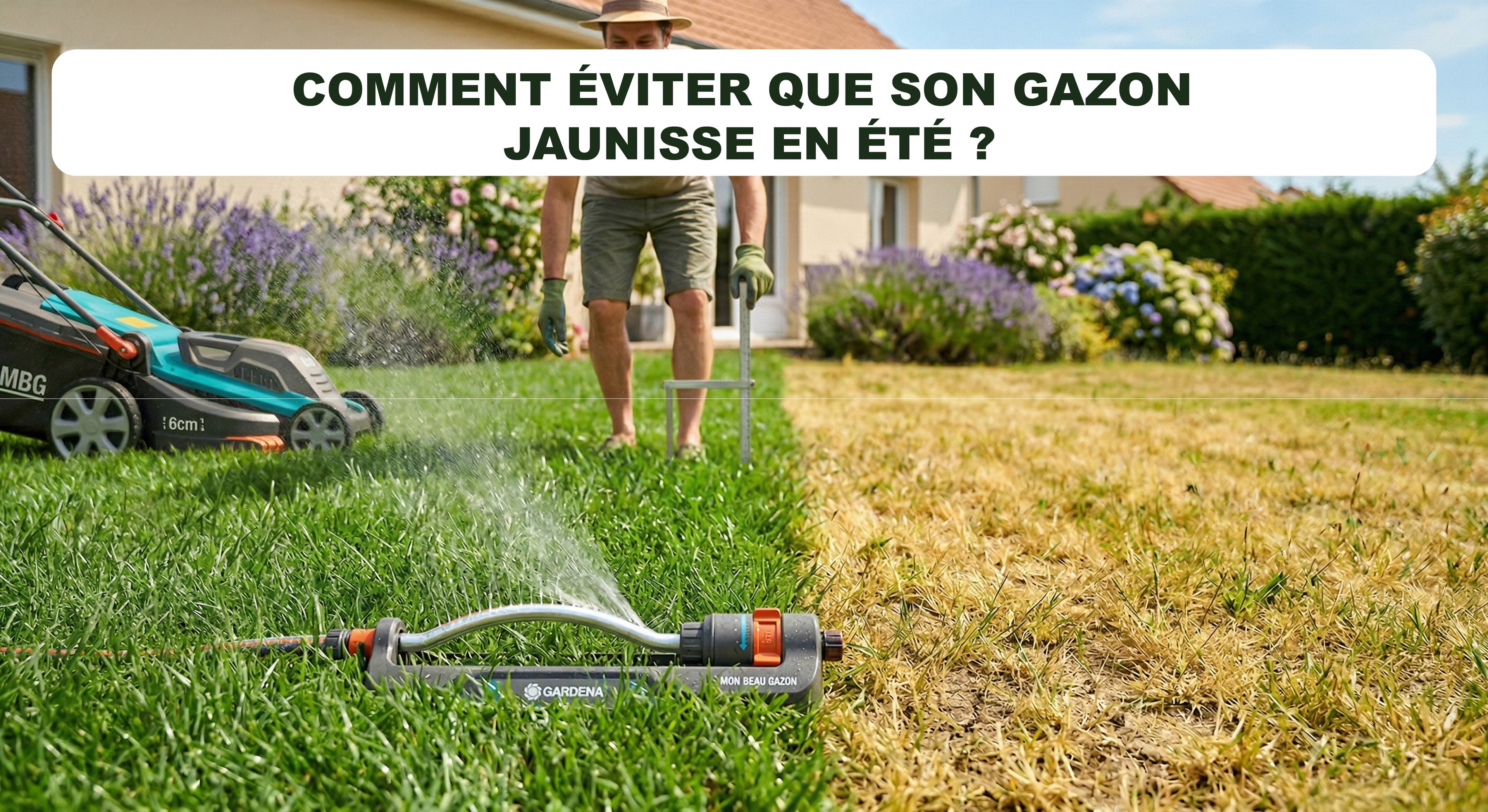 Comment éviter que son gazon jaunisse en été ?