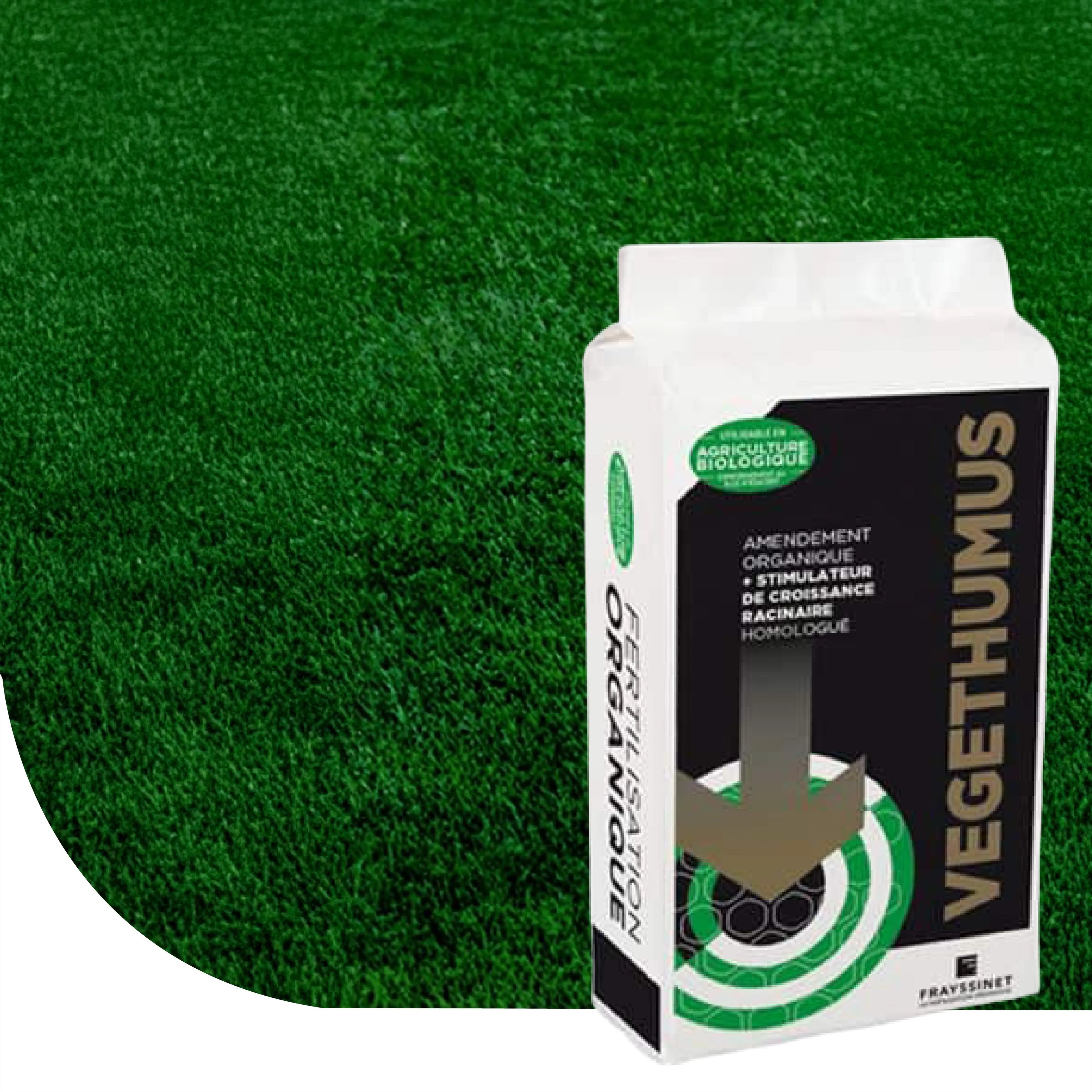 VEGETHUMUS 2,2-0,5- 1 + 2,5  – Amendement organique gazon professionnel FRAYSSINET
