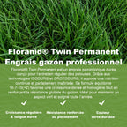 Floranid® Twin Permanent – Engrais gazon longue durée 16-7-15(+2) Compo Expert